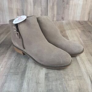 NEW Blondo 8M Kiam Waterproof Suede Double Zip Ankle Boot NO BOX